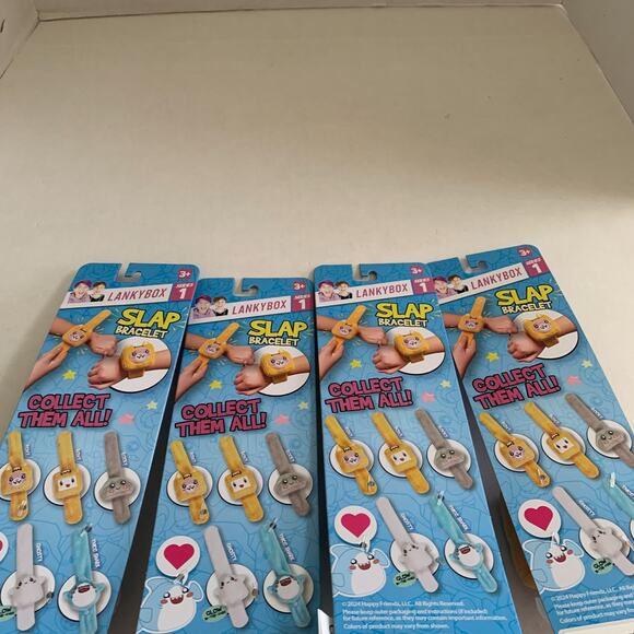 LankyBox Lot Of 4 Series 1 Slap Bracelet Collectible Plush Brand New - Picture 8 of 14
